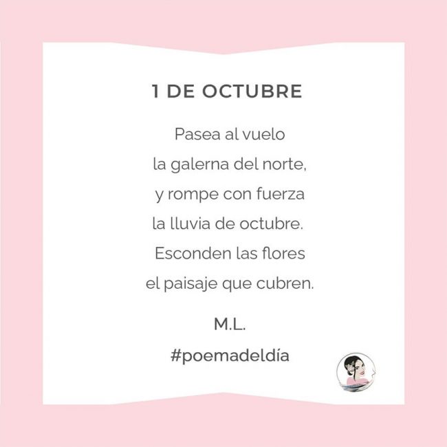 Poema del mes octubre